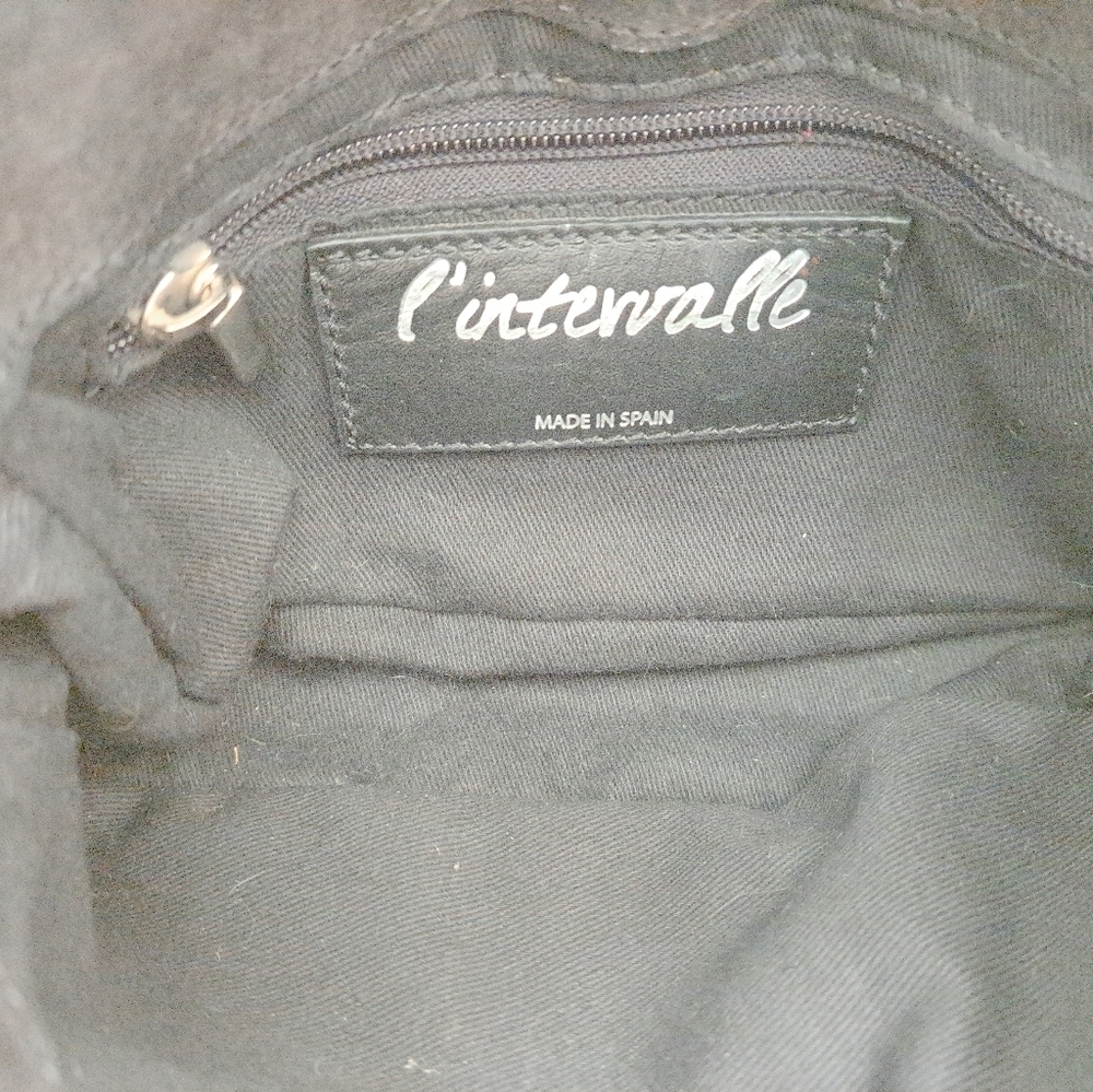 Vintage L'’Intervalle Floral Velvet Quilted Shoulder Bag Made in Spain Purse - Picture 9 of 13
